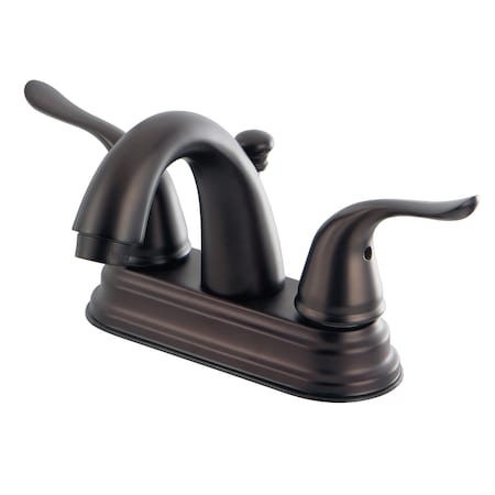 Kingston Brass 4" Centerset Bathroom Faucet, Oil Rubbed Bronze KB5615YL